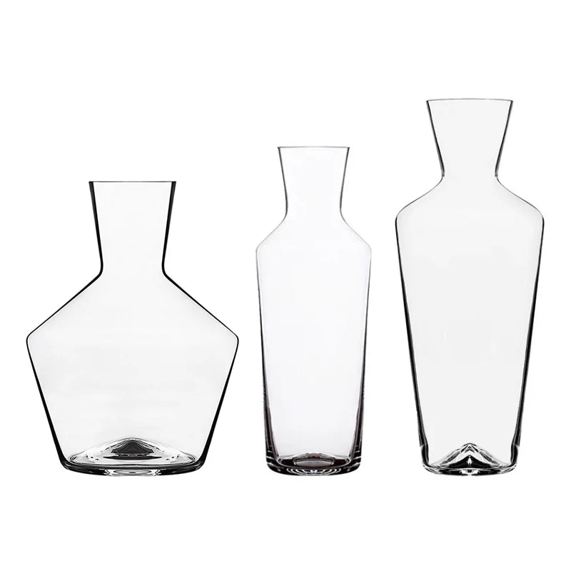 Zalto Style Handmade Crystal Wine Decanter - Tall