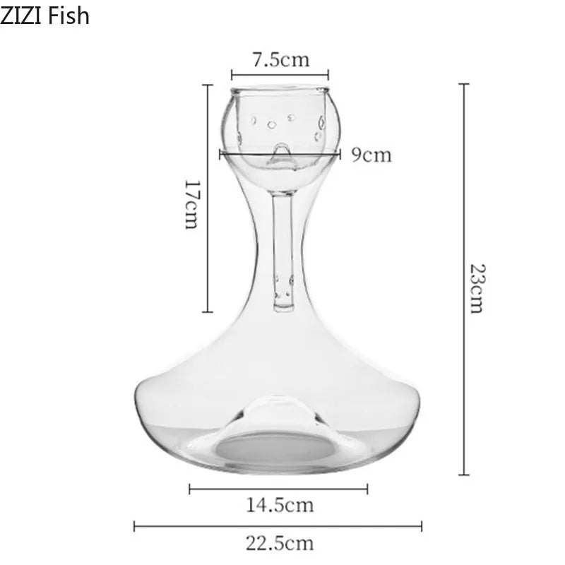 Wine Decanter with Quick Aerator