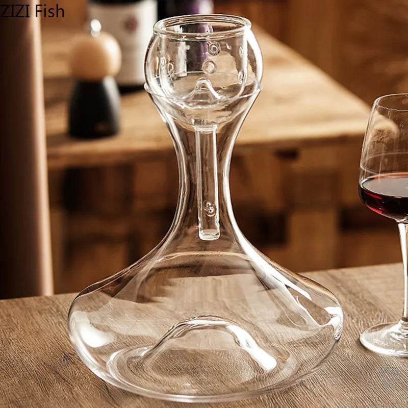 Wine Decanter with Quick Aerator