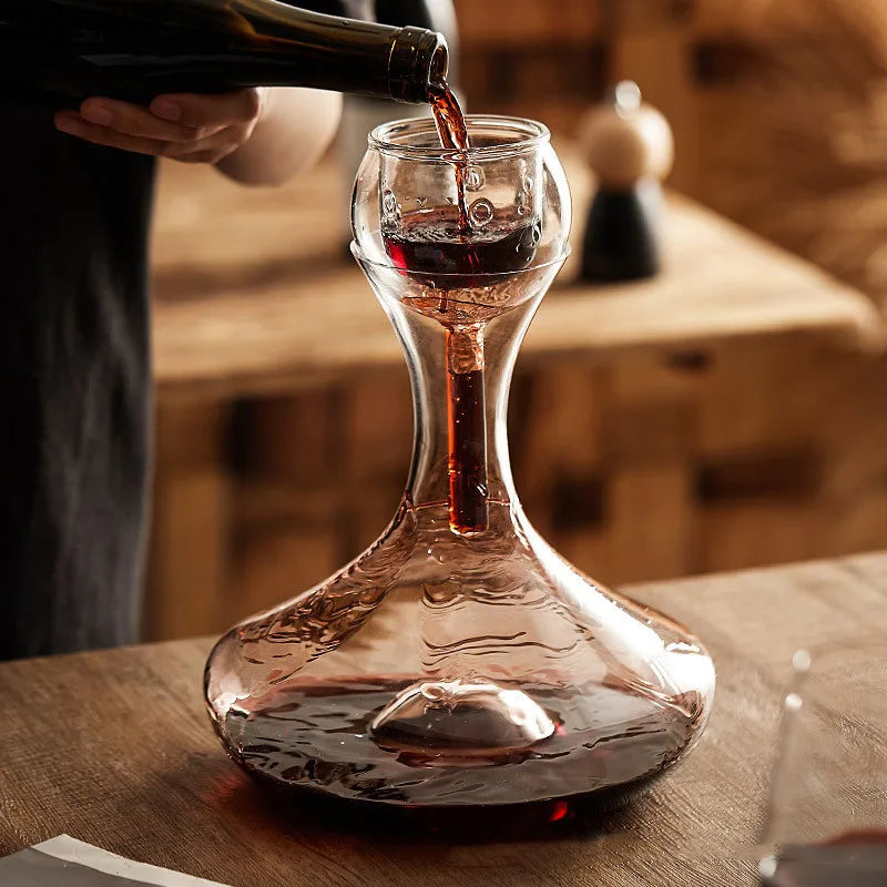 Wine Decanter with Quick Aerator