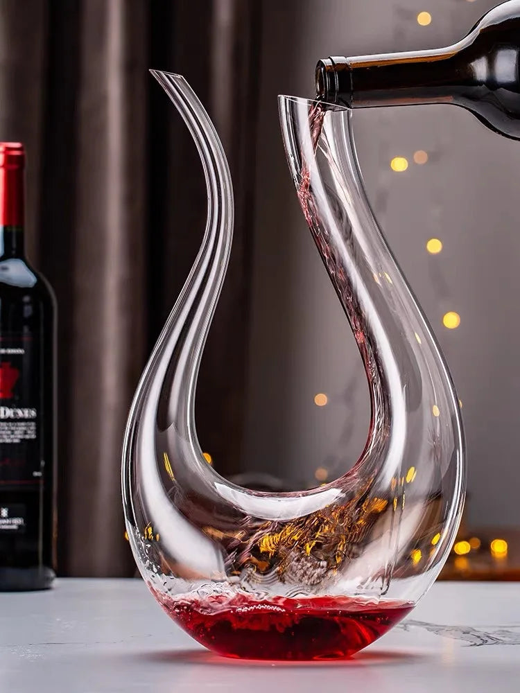 Large Red Wine Glass Decanter - 1500ml